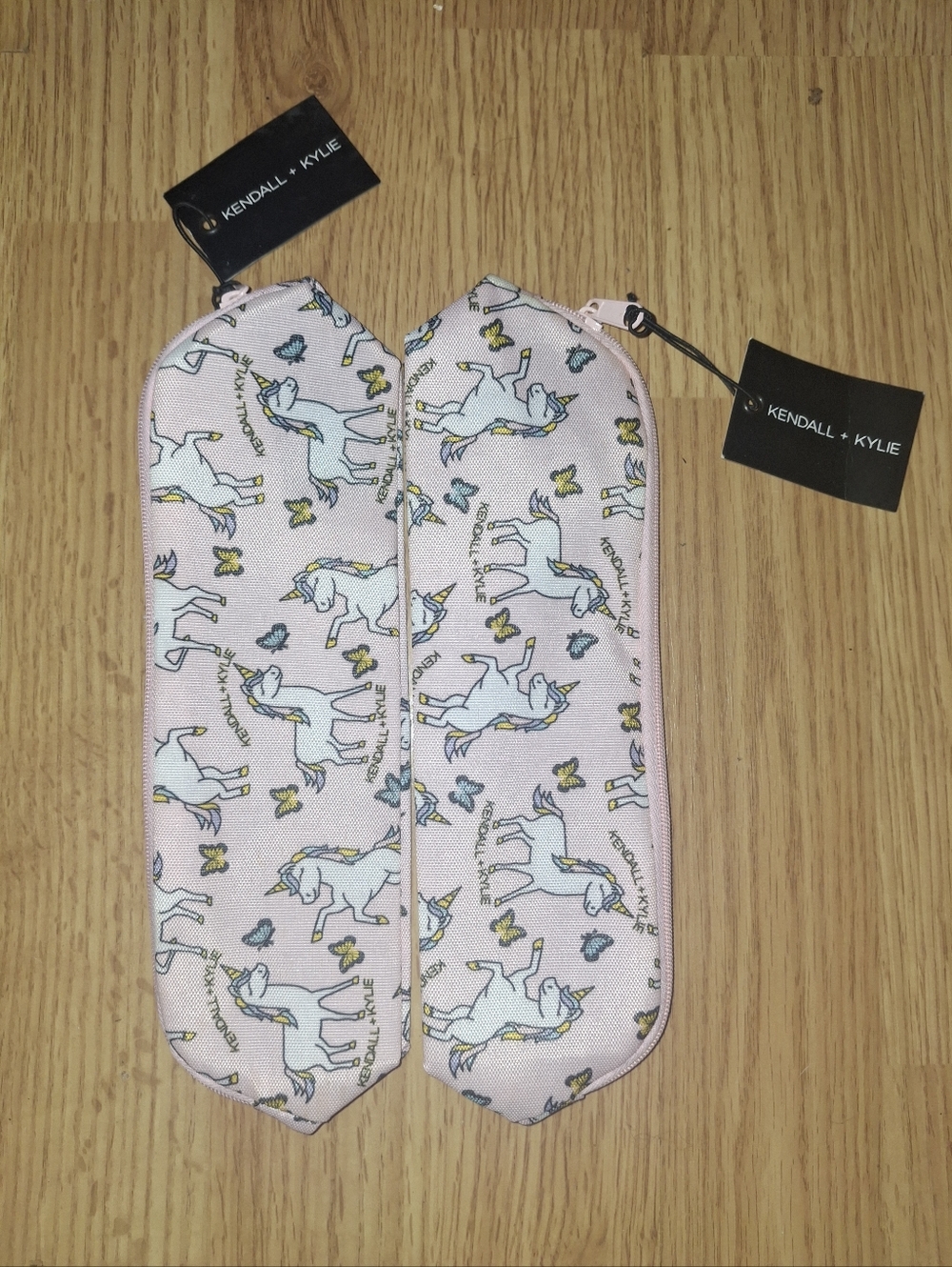 Kendall + Kylie pink unicorn pencil case